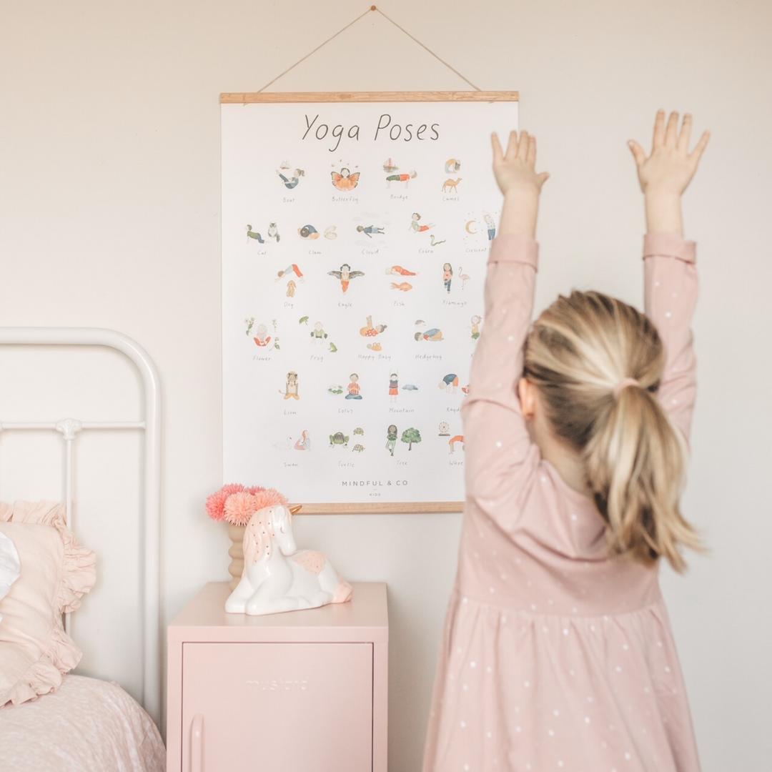 yoga poses poster bundle