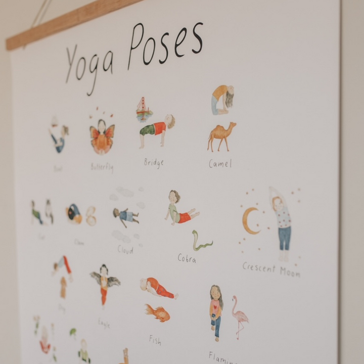 yoga poster poses