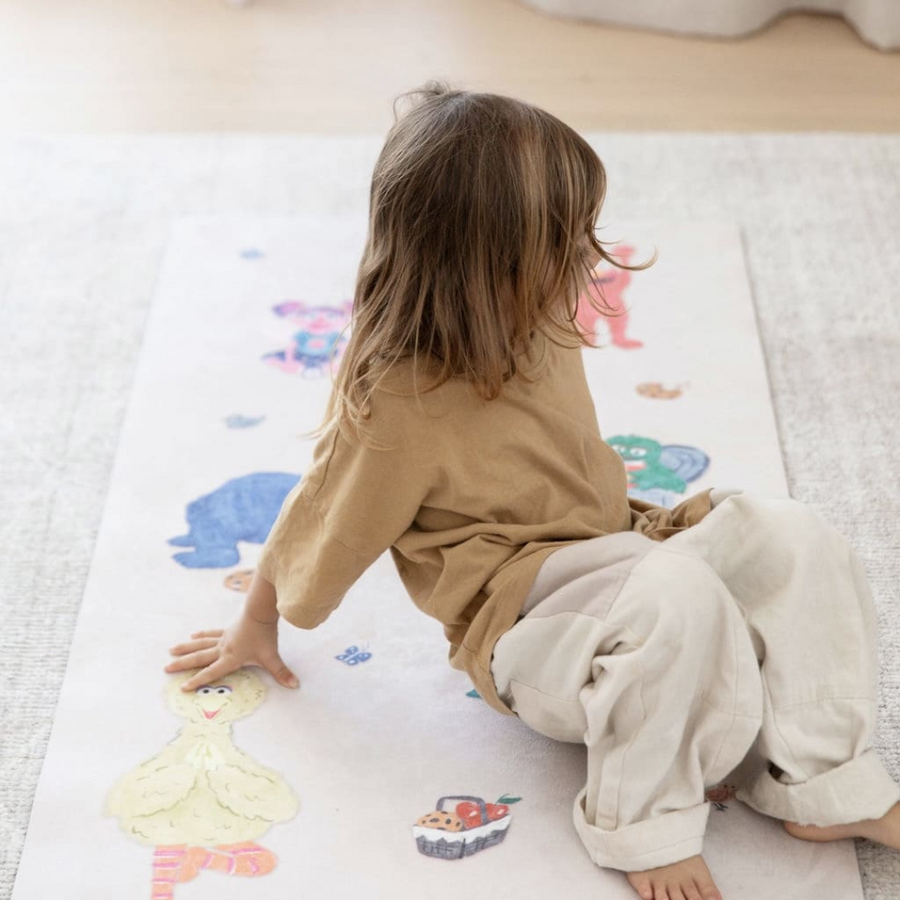 sesame street yoga mat