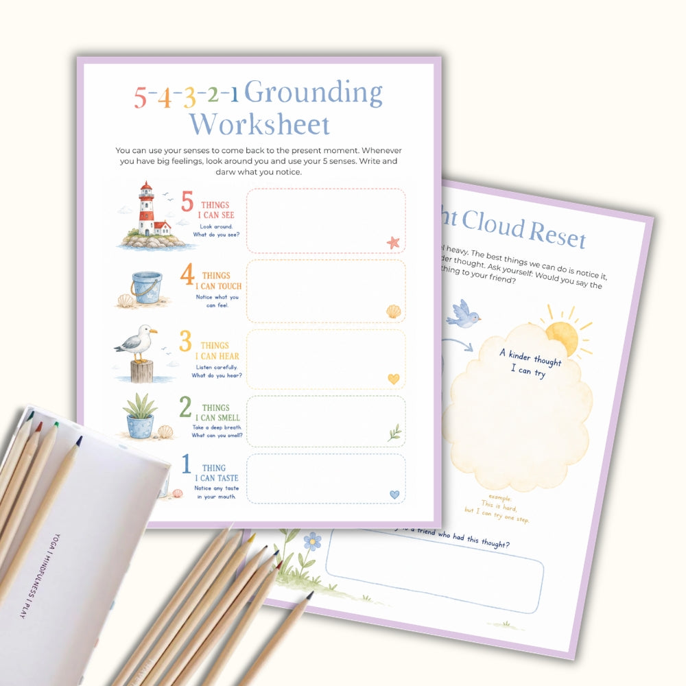 Calm & Coping Kit for Kids – Printable Emotional Regulation & Calm-Down Activities (Ages 4–10)