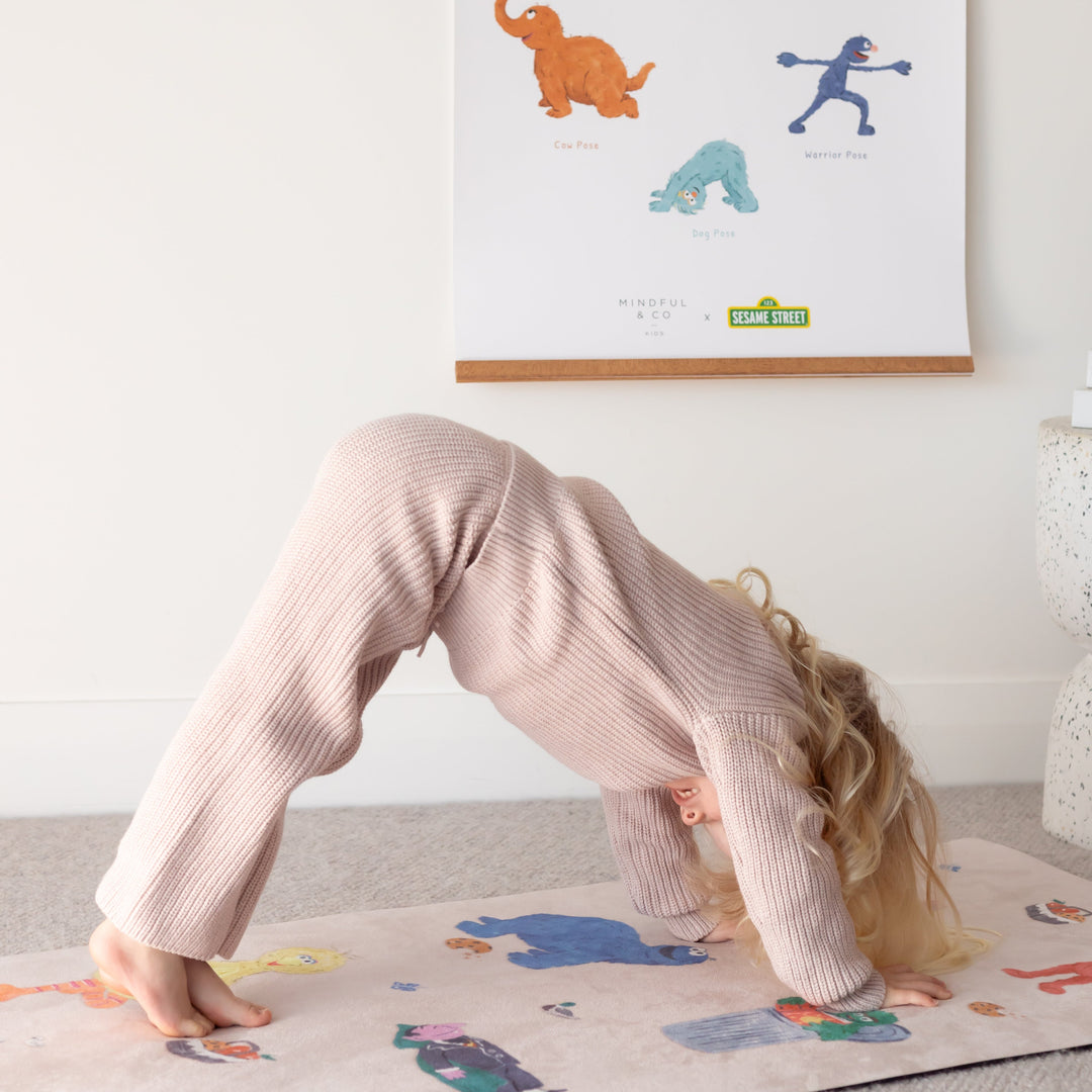 Double-Sided yoga poses print