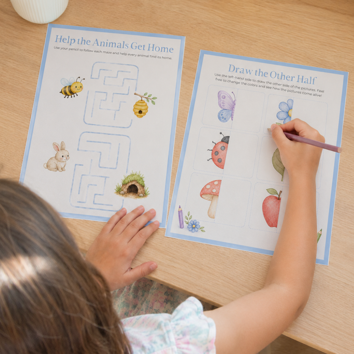 Motor Skills Kit for Kids – Printable Fine & Gross Motor Activities (Ages 4–10)