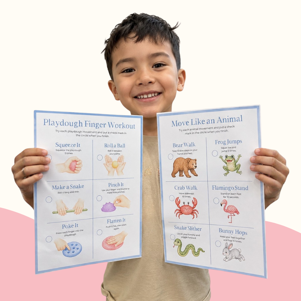 Motor Skills Kit for Kids – Printable Fine & Gross Motor Activities (Ages 4–10)