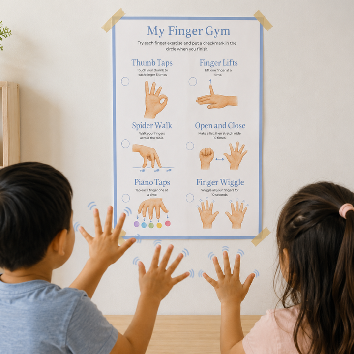 Motor Skills Kit for Kids – Printable Fine & Gross Motor Activities (Ages 4–10)