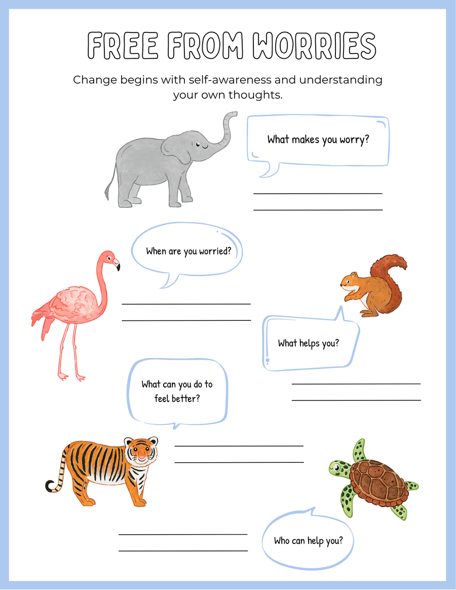 Mindful Growth printable activity